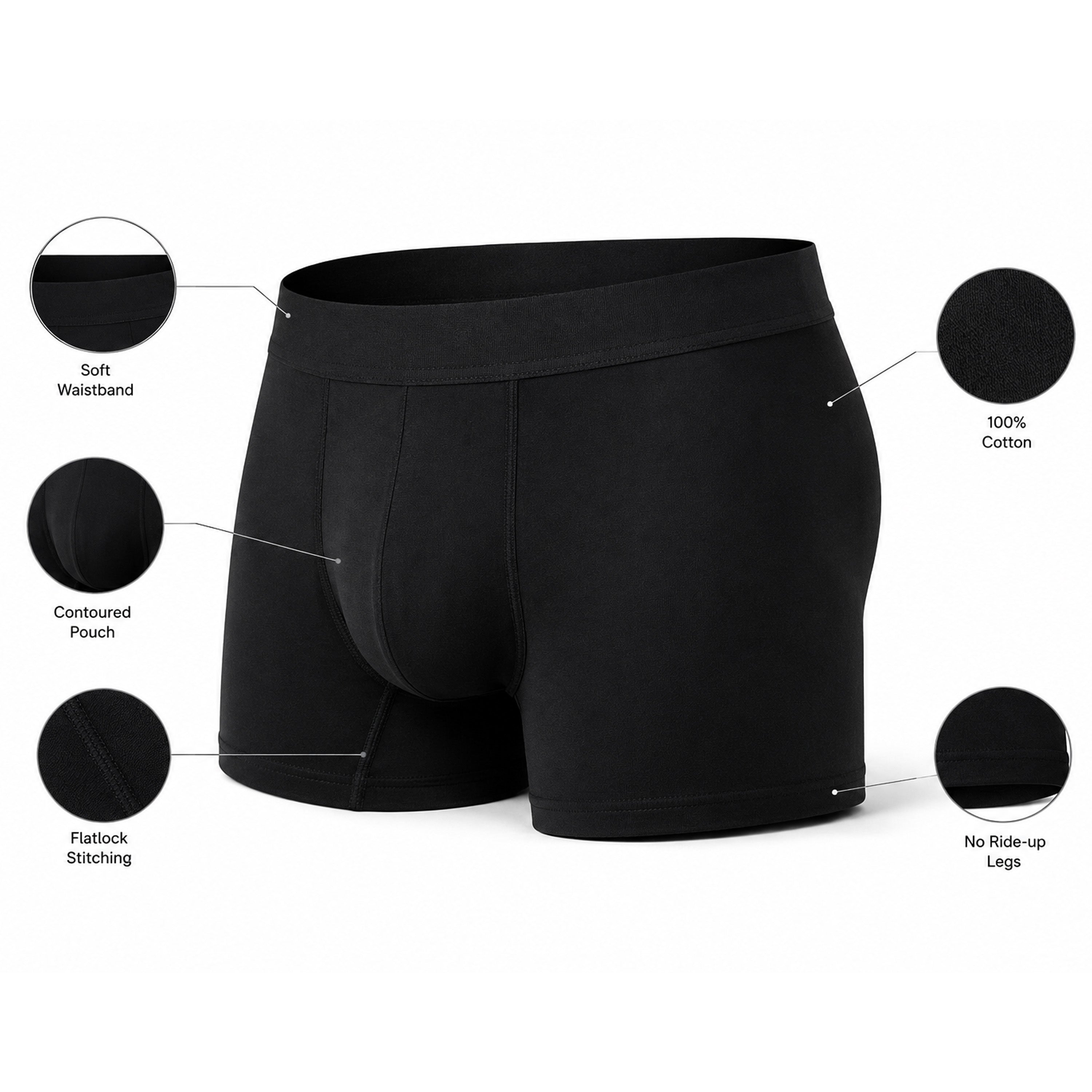 Men's Cotton Trunks